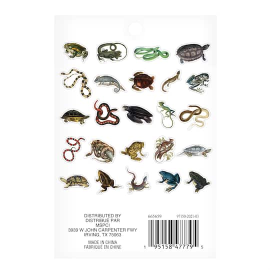 12 Pack: Reptiles Die Cut Stickers by Recollections™